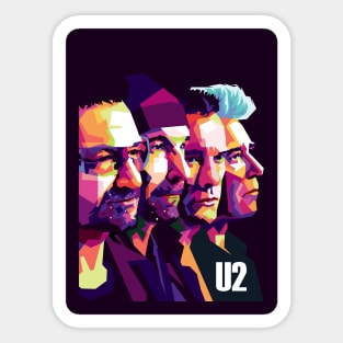 Bono and Friend U2 Sticker